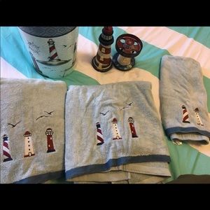 Nautical bathroom set